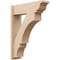 Ekena Millwork 7 1/2-in W x 24-in D x 32-in H Balboa Trad Rough Cedar Woodgrain TimberThane Outlooker, Primed Tan OUTUR075X24X32BOA04RCPR - alternate 1
